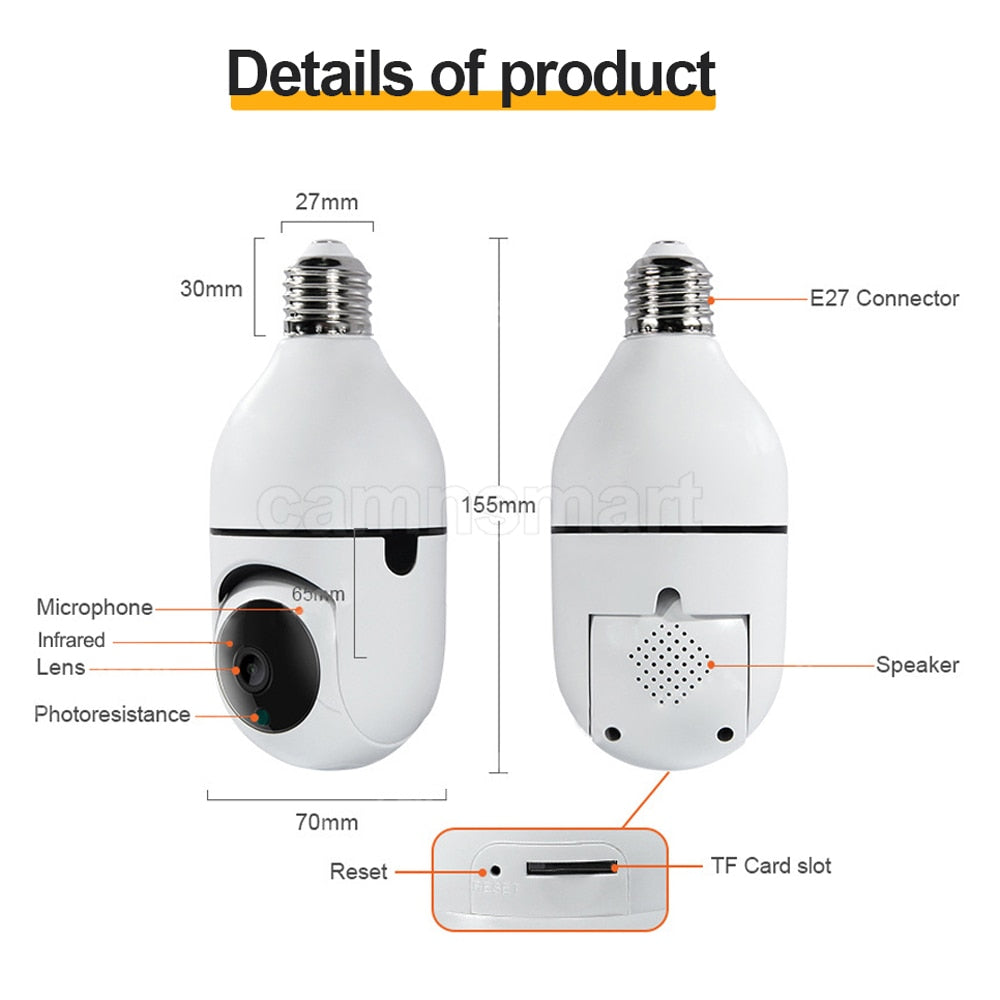 BulbCamera™ - Your Portable Security Guard!